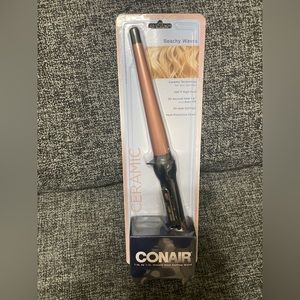 New Conair Ceramic Beachy Waves 1" to 1/2" High Heat Curling Wand